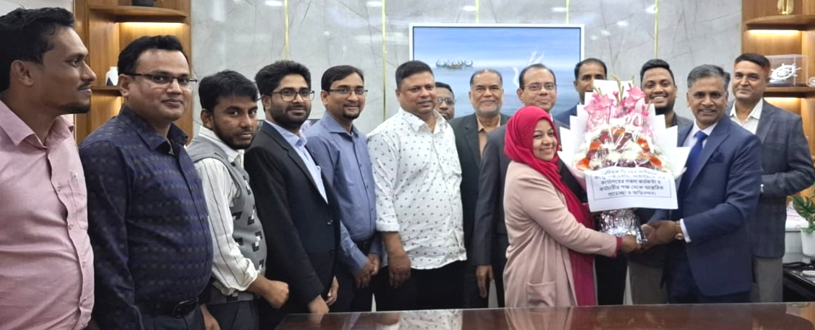 এস এফ সি (নেভি) মহোদয়কে শুভেচ্ছা
