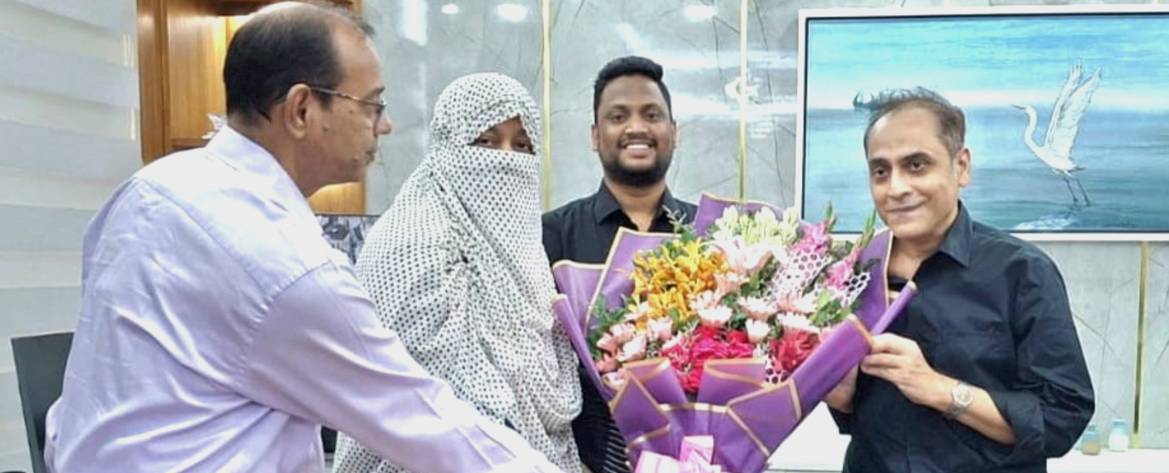এসএফসি নেভি অফিসে শুভেচ্ছা বিনিময়